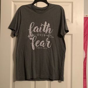 Faith Over Fear Top